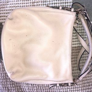 Kate Spade Nude / Black & white stripe Purse